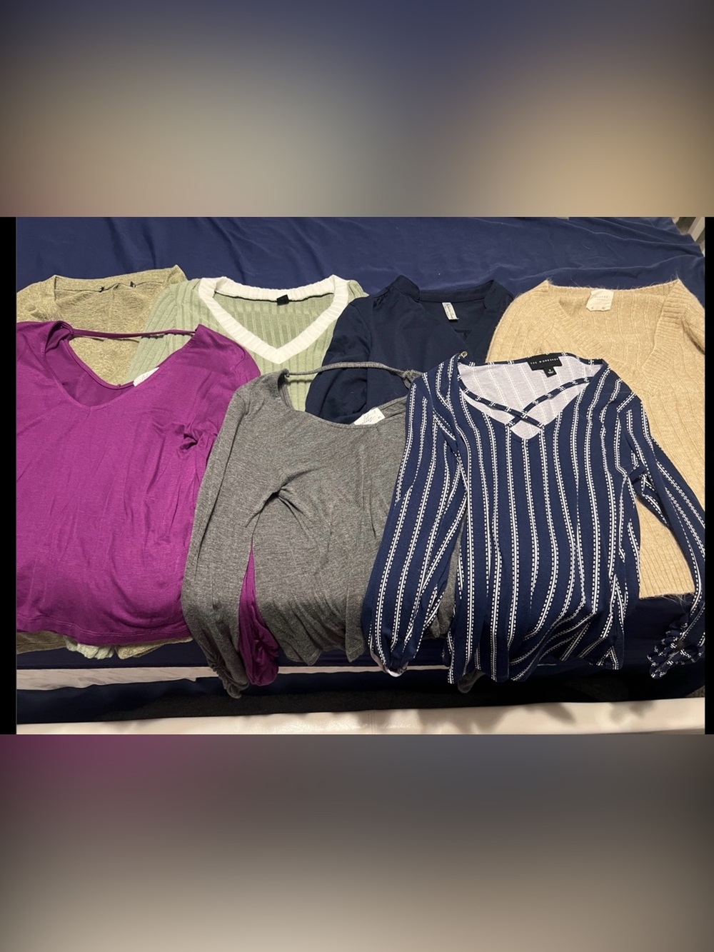 Women’s Long/Half Sleeve Shirt, Sweater Bundle - Picture 1 of 8